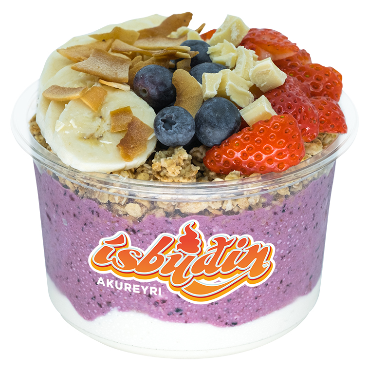 Bláberjakókosskálin