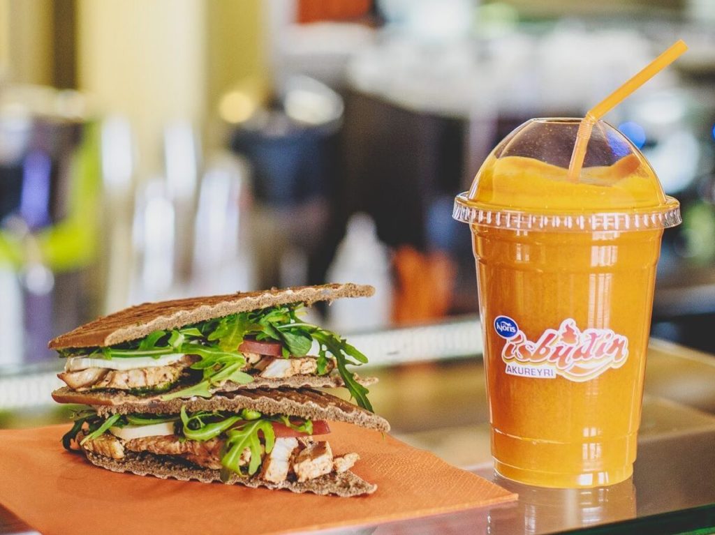 Grillað samloka frá Ísbúðinni